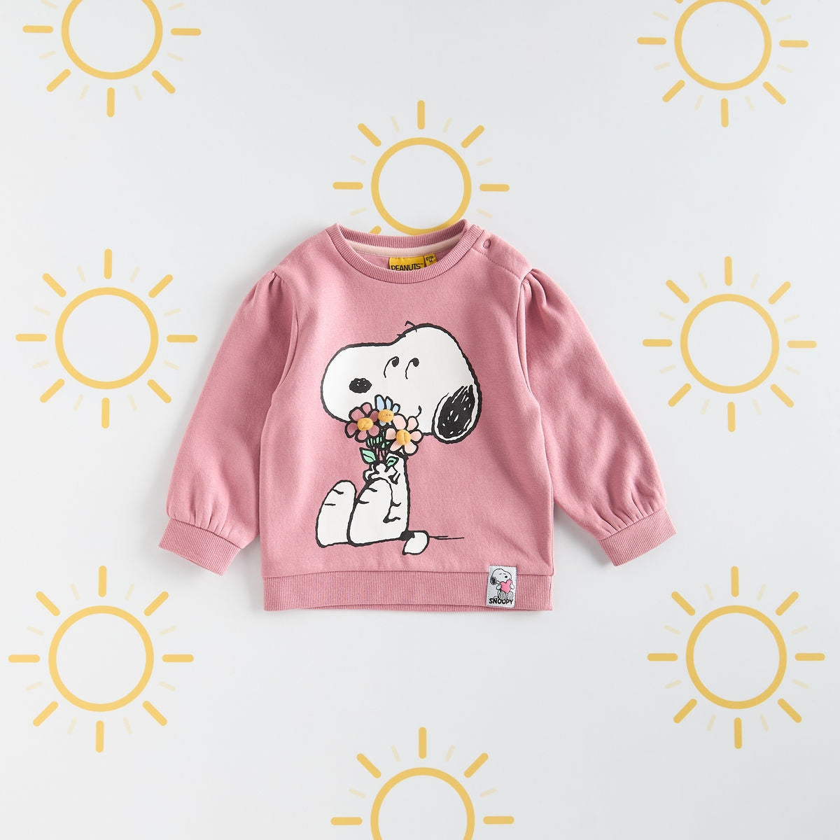 Snoopy Sweet Blossoms Sweater