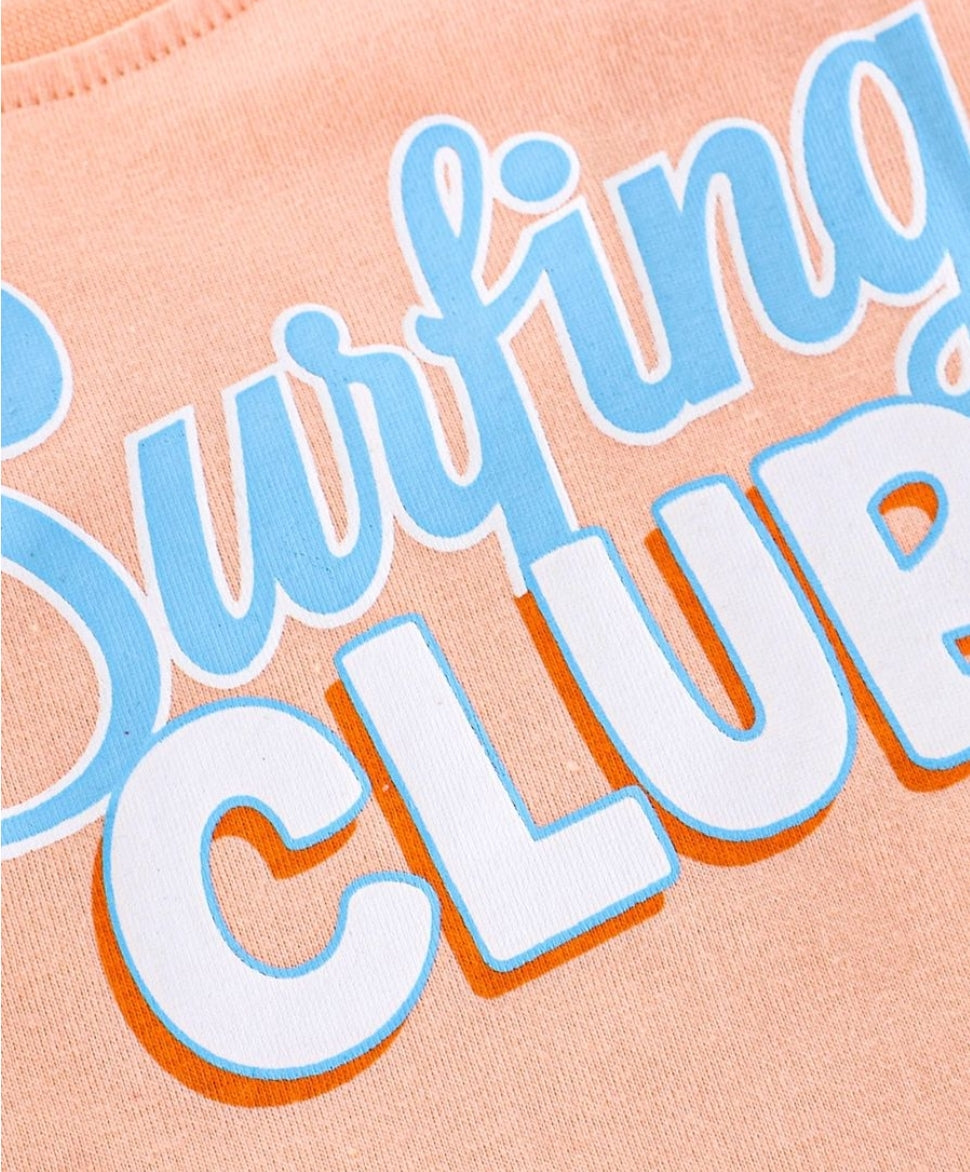 Surfing Club - Shorts and Half Sleeve T-Shirt