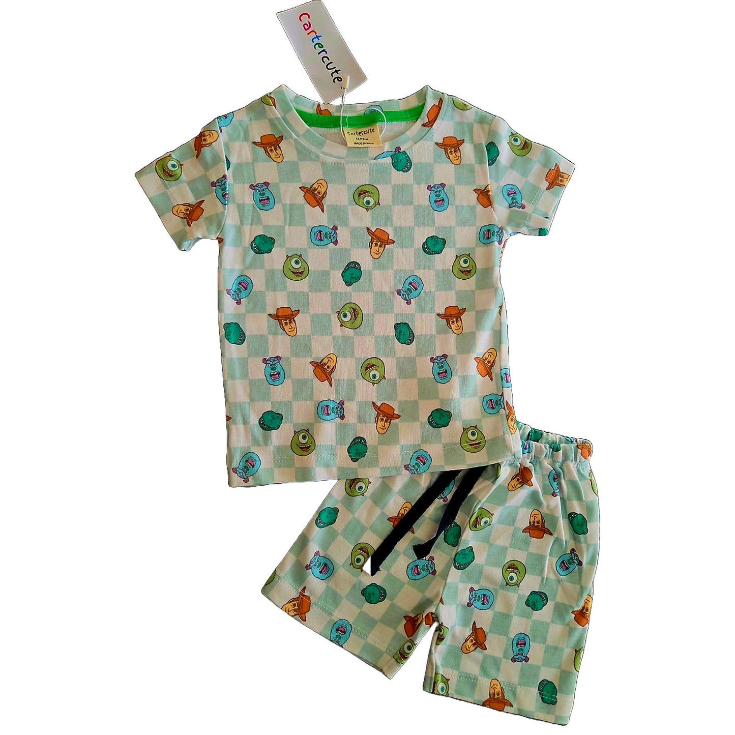 Woody & Monsters Inc - T-Shirt and Shorts Set