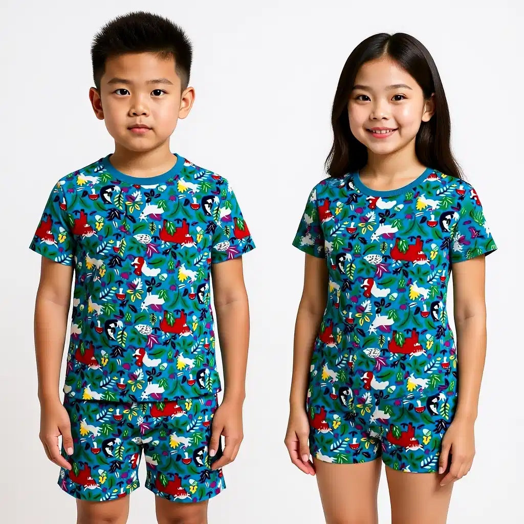 Forest Friends Adventure - T-Shirt and Shorts Set