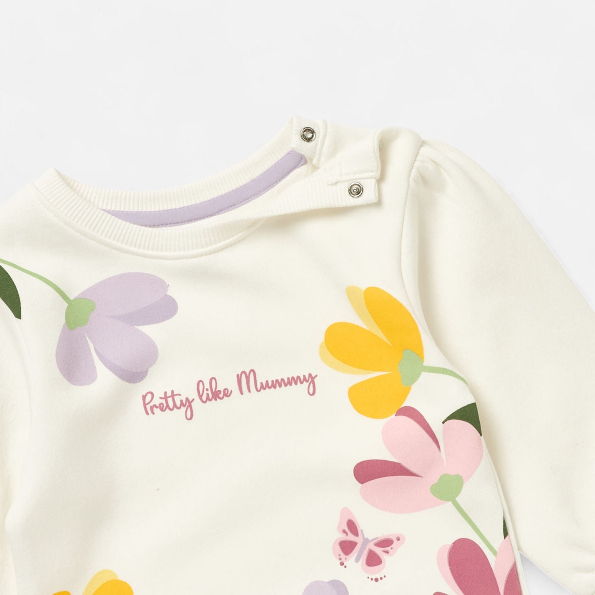 Pretty Like Mummy Floral Sweater