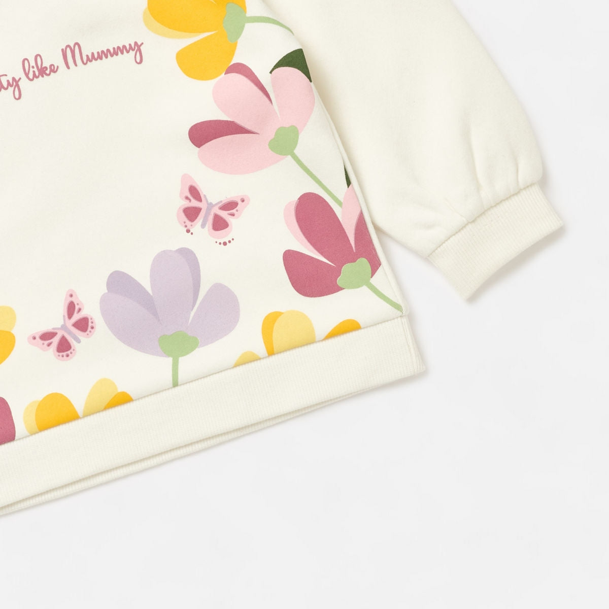 Pretty Like Mummy Floral Sweater