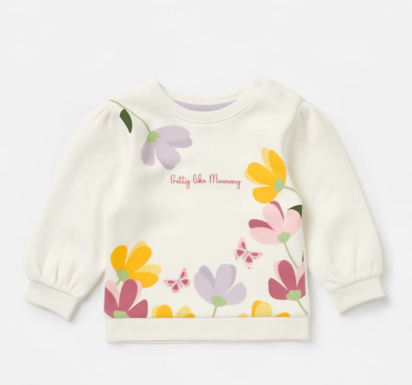 Pretty Like Mummy Floral Sweater