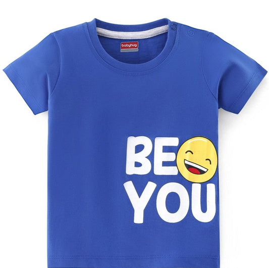 Be You Half Sleeves T-Shirt and Shorts