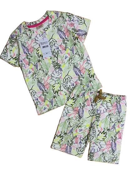 Tropical Leaf - T-Shirt and Shorts Set