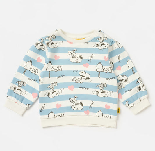 Snoopy Striped Sweater