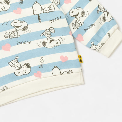 Snoopy Striped Sweater