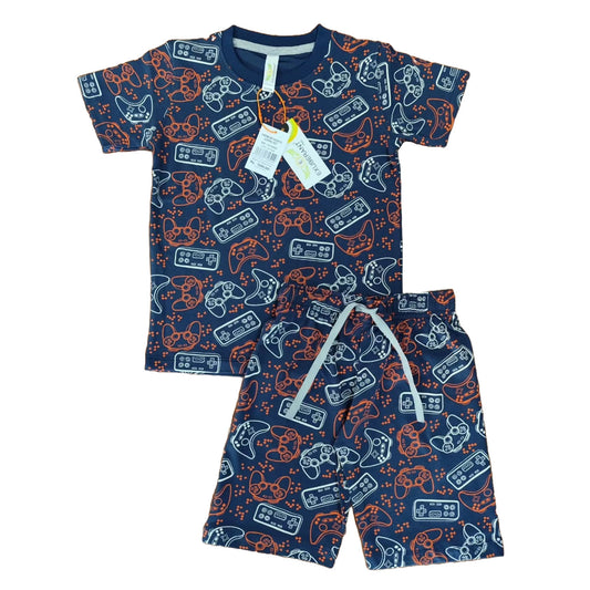 Kids Game Controller T-Shirt and Shorts Set