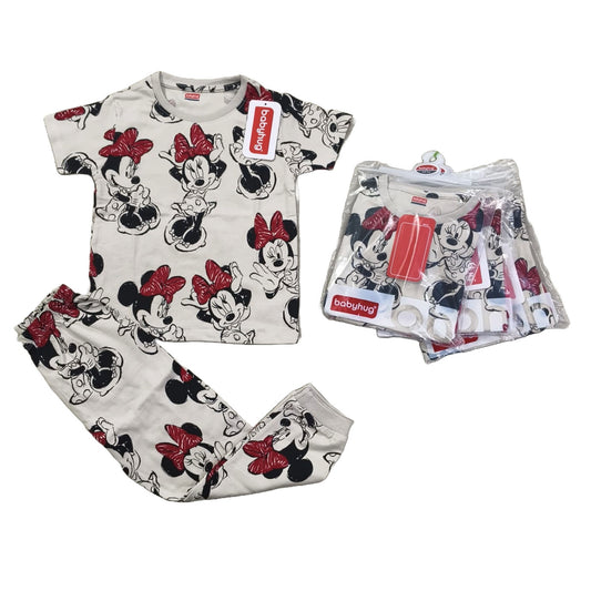 Minnie Mouse Printed T-Shirt & Bottom Set