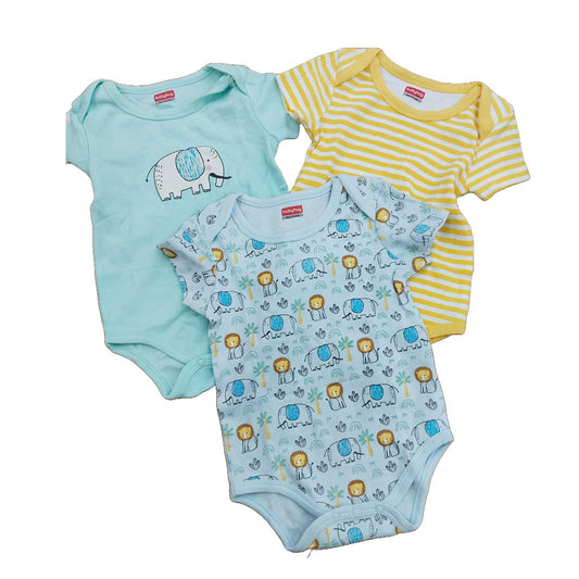 Safari Buddies - Romper Set of 3