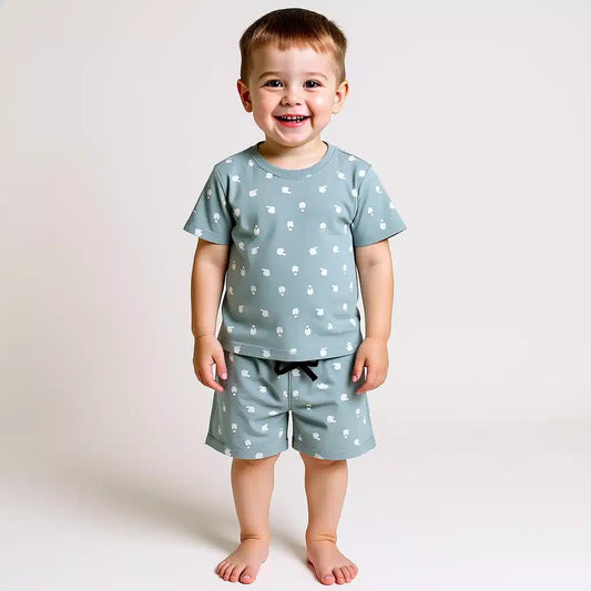 Little Lamb T-Shirt and Shorts Set