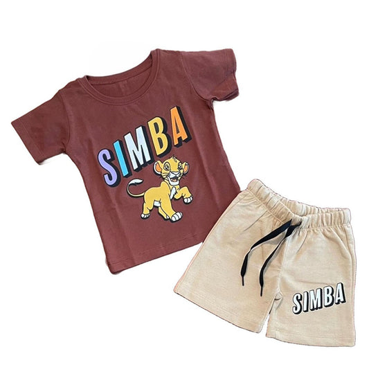 Simba T-Shirt and Shorts Set