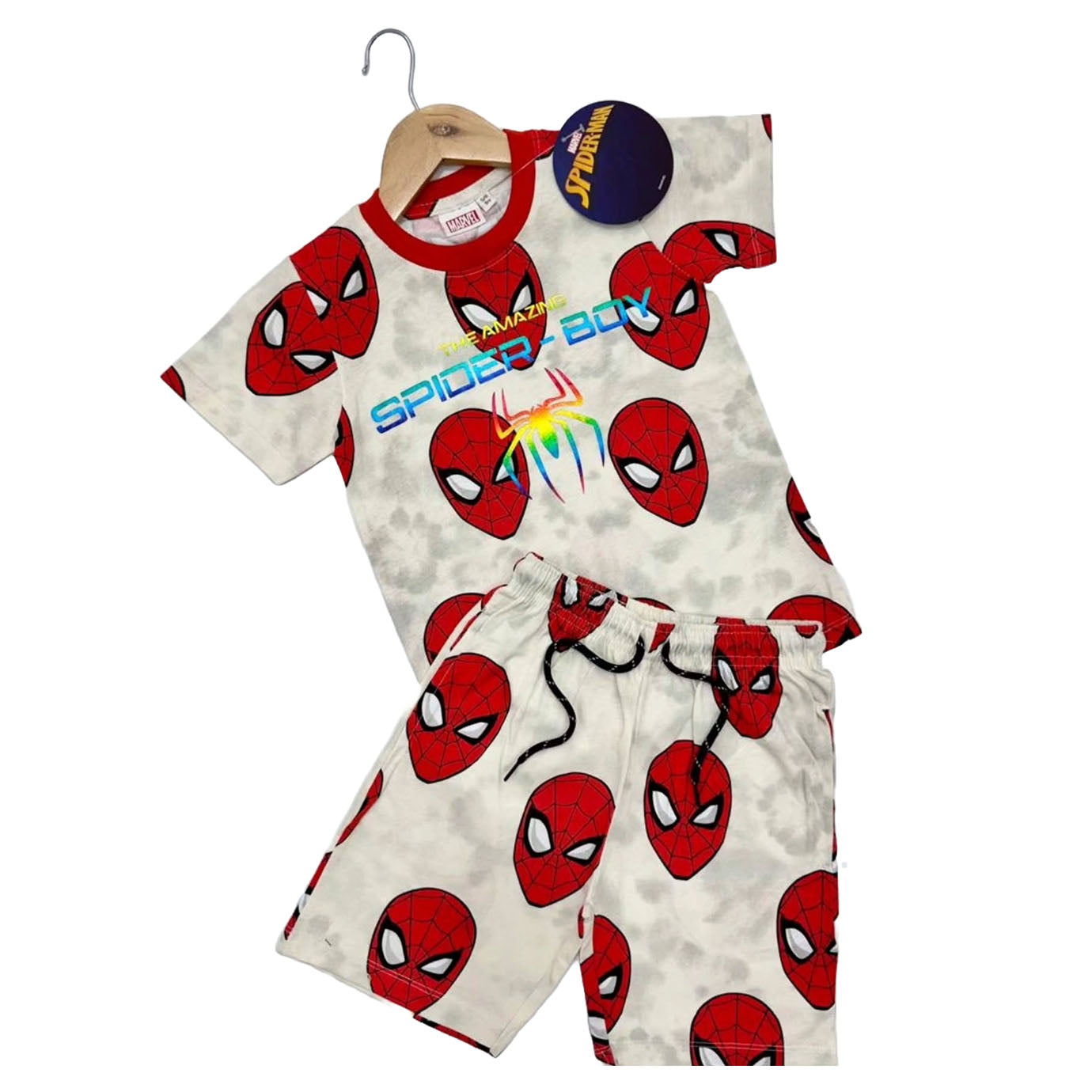 The Amazing Spider-Boy T-shirt and shorts set